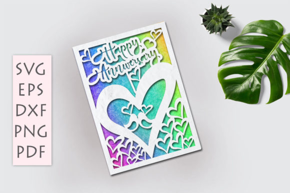 Download Anniversary Card Svg for Cricut - Anniversary card svg Collection